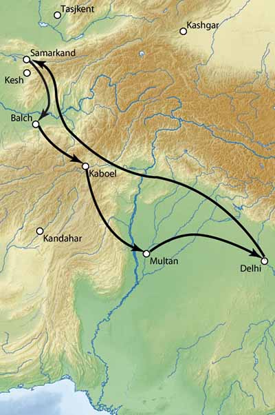 Поход Тамерлан в Индию. 1398-1399 гг.