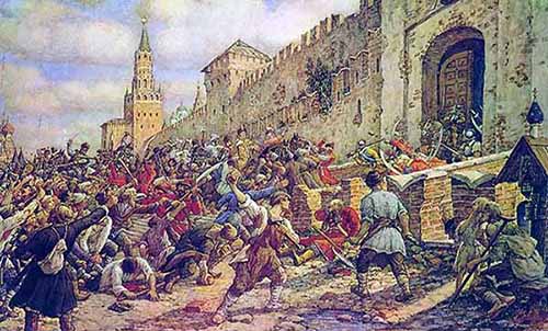 Соляной бунт в Москве 1648.