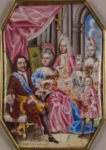 Семья Петра I в 1717