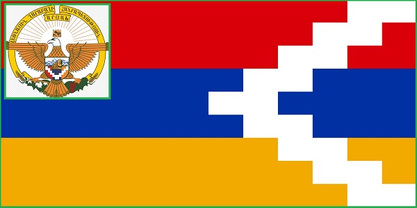 Нагорно-Карабахская Республика Флаг и Герб